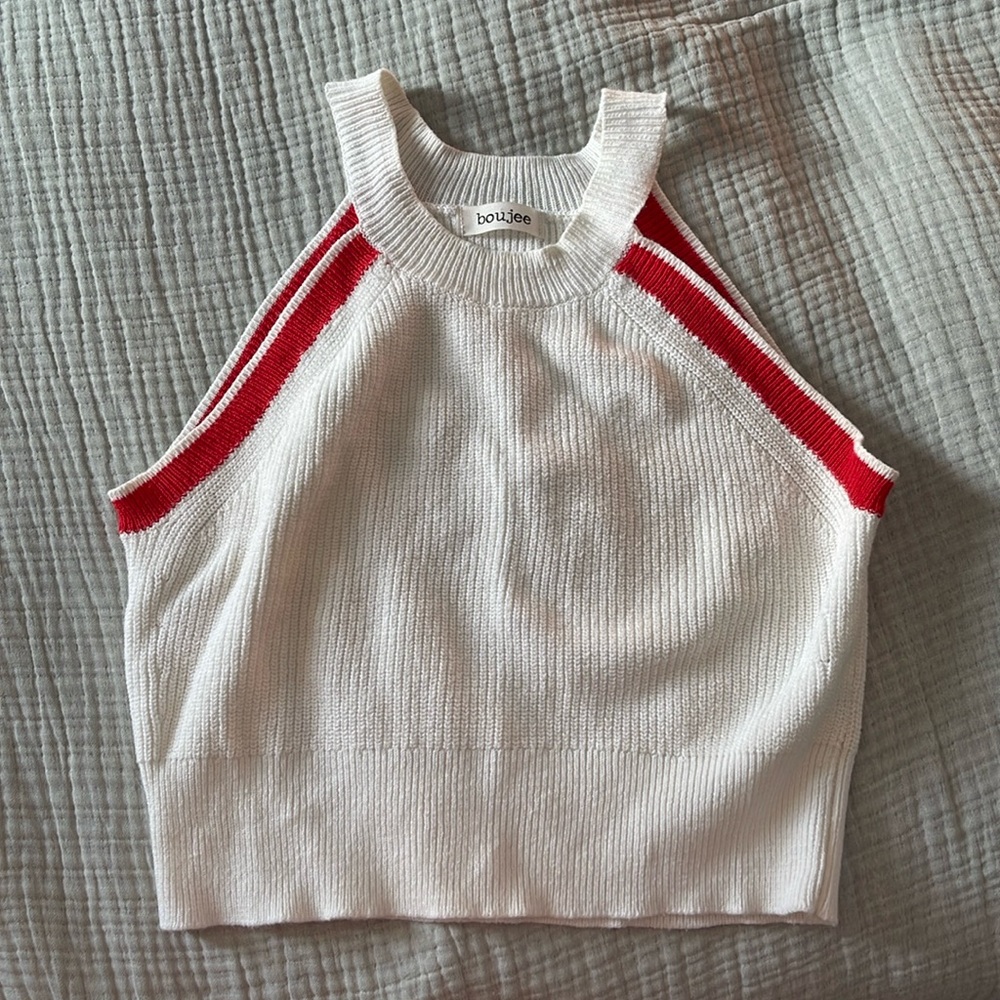 Knit Halter Crop Top